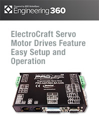 ElectroCraft Servo Motor Drives  Feature Easy Setup and Operation