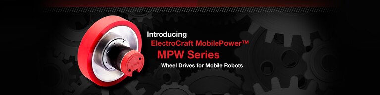 Introducing ElectroCraft MobilePower™ MPW Series Wheel Drives for Mobile Robots